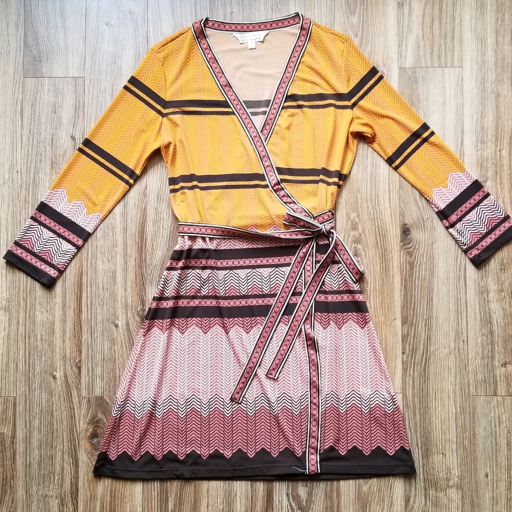 MSSP Max Studio Justine Wrap Dress Medium